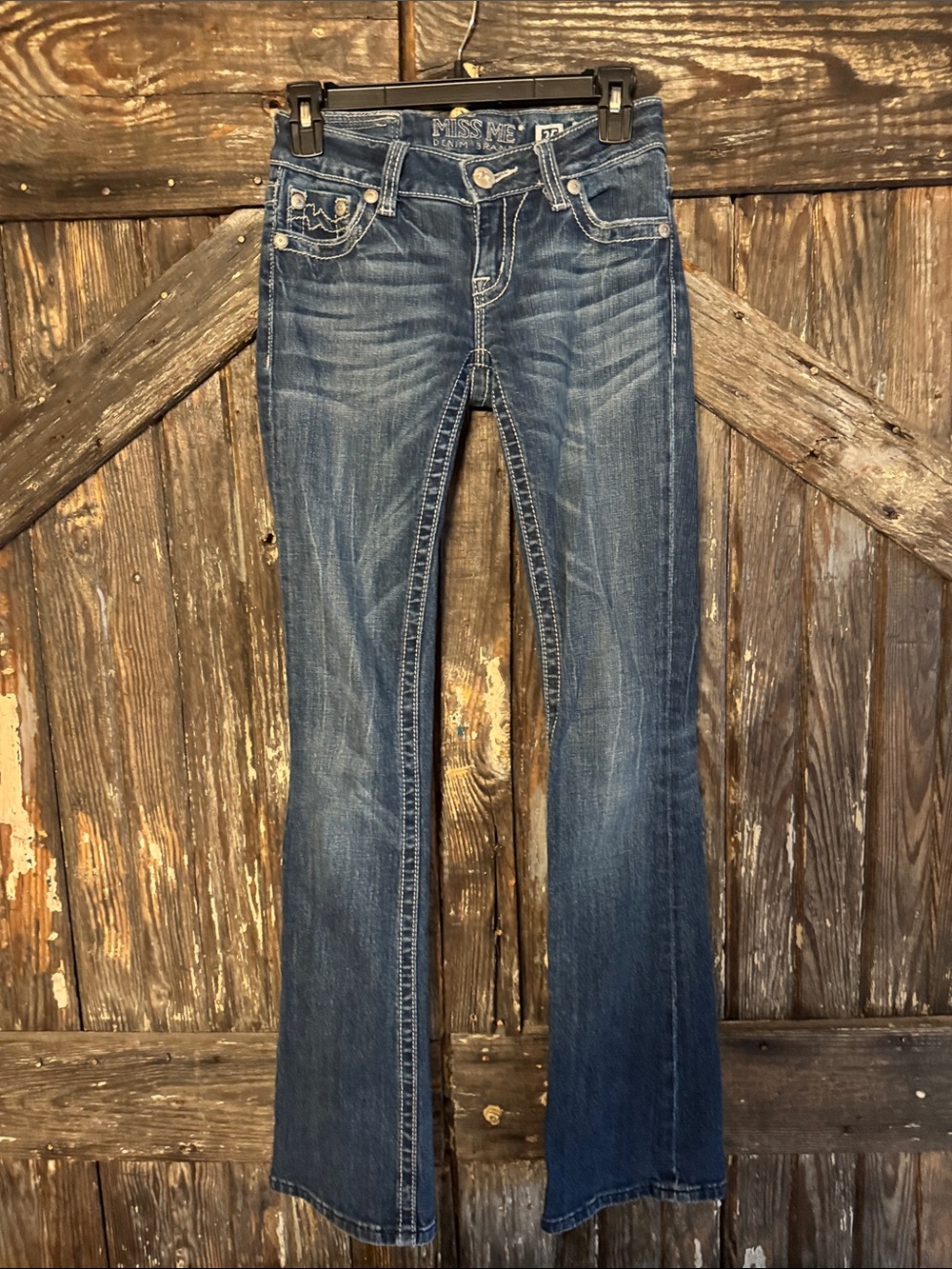 Miss Me Irene Bootcut Jeans with Embroidered Back Pockets - Picture 3 of 6